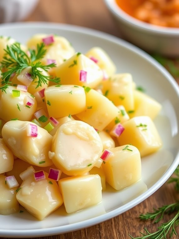 mustard dill potato salad