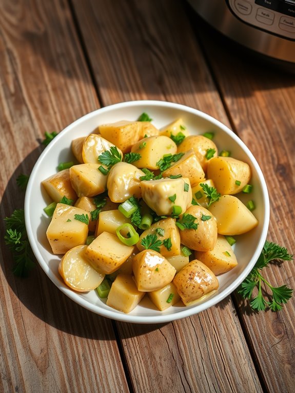 mustard dressed potato salad recipe