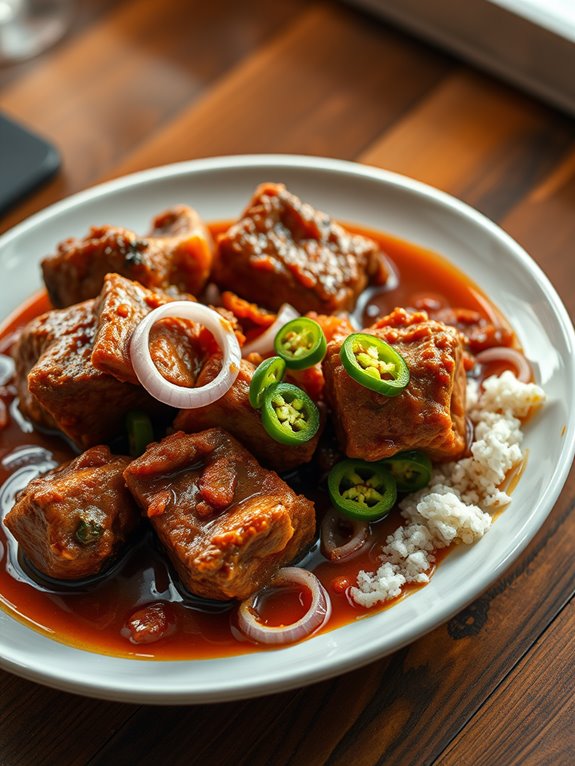 nigerian cow foot delicacy