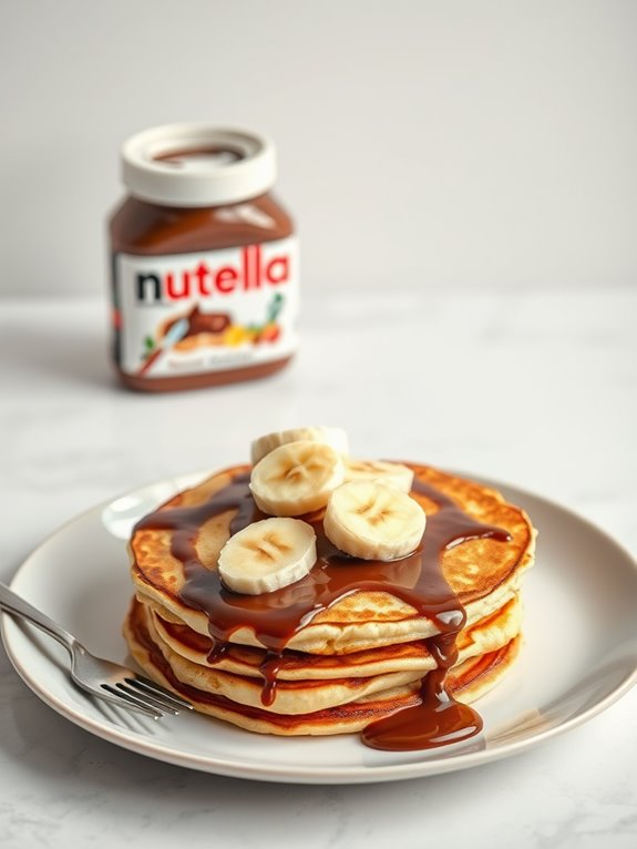 nutella banana pancake delight