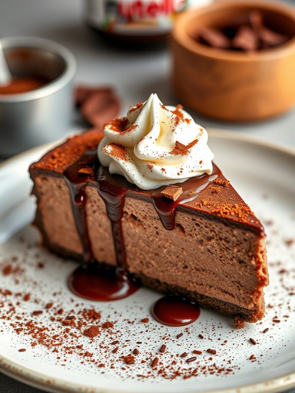 nutella espresso cheesecake recipe