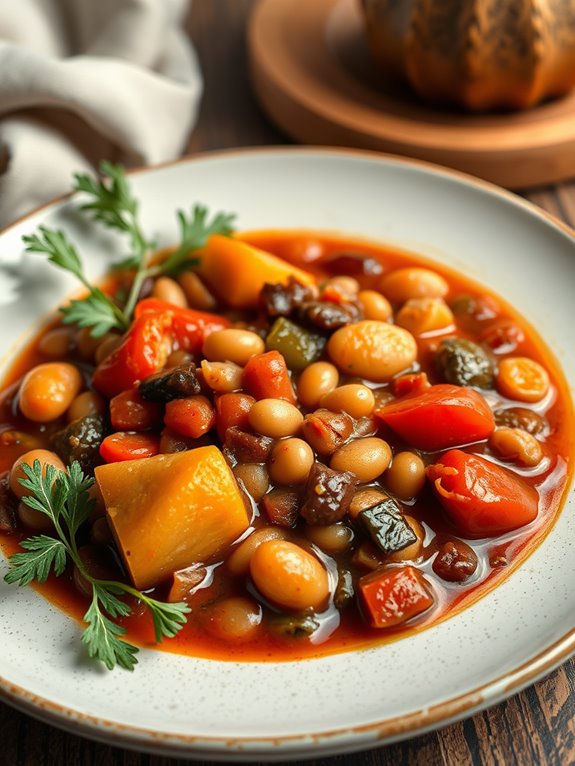 nutritious bean vegetable stew