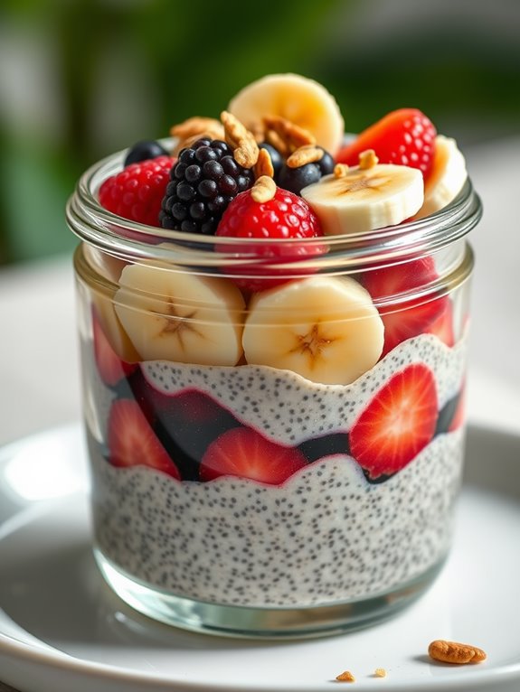 nutritious chia seed pudding