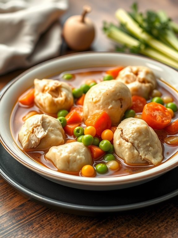 nutritious chicken and dumplings