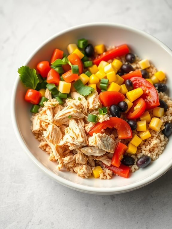 nutritious chicken quinoa dish