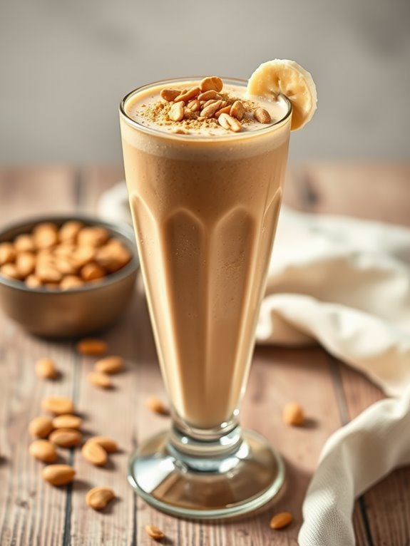 nutritious peanut butter smoothie