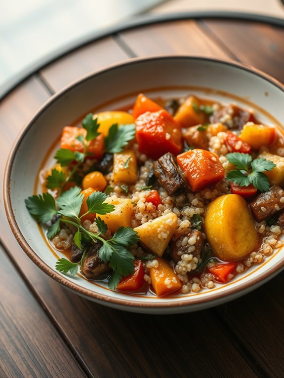 nutritious vegetable quinoa stew