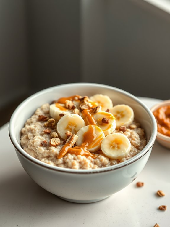 nutty banana oatmeal delight