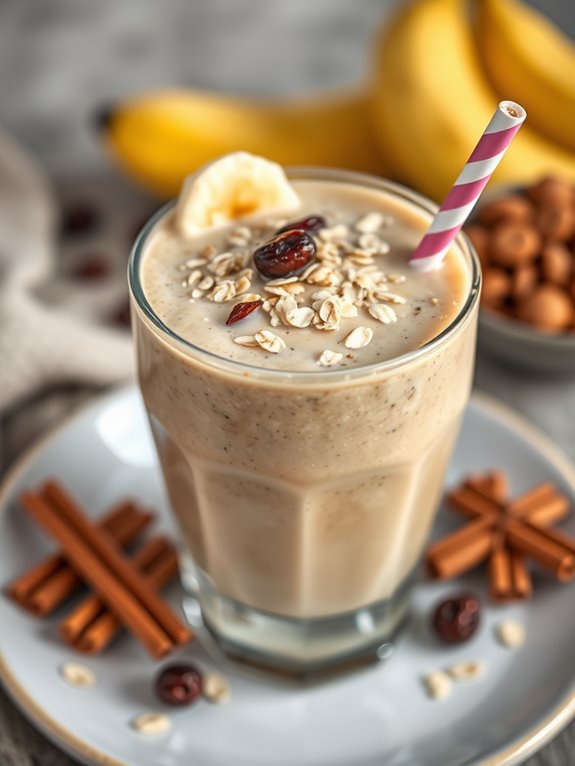 oatmeal raisin cookie smoothie