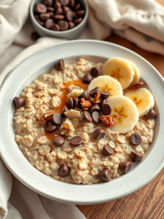 oatmeal with chocolate chips