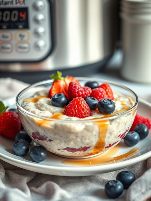 oatmeal with fresh berries