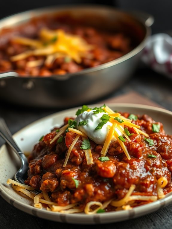 one pan hearty chili recipe