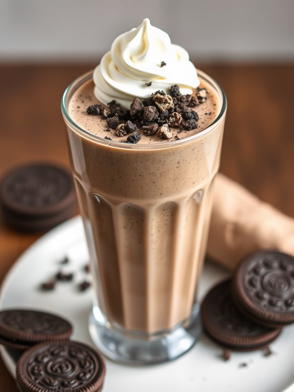 oreo peanut butter smoothie