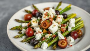 oven baked asparagus foil packets