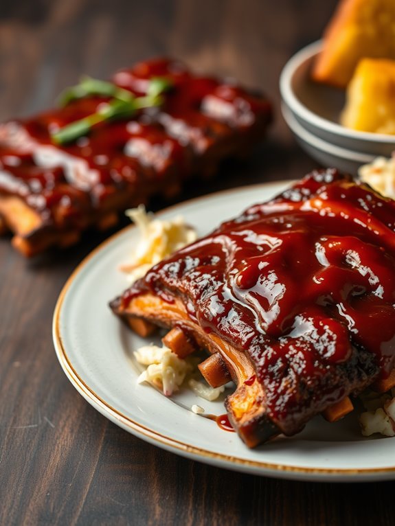 oven baked barbecue pork ribs