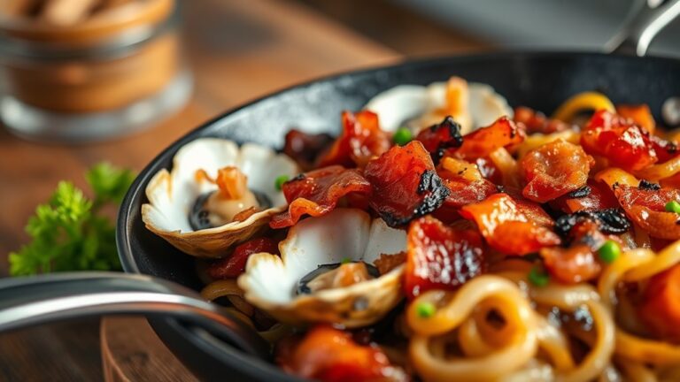 oyster dishes in cast iron