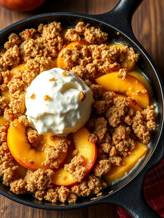 peach crisp dessert recipe