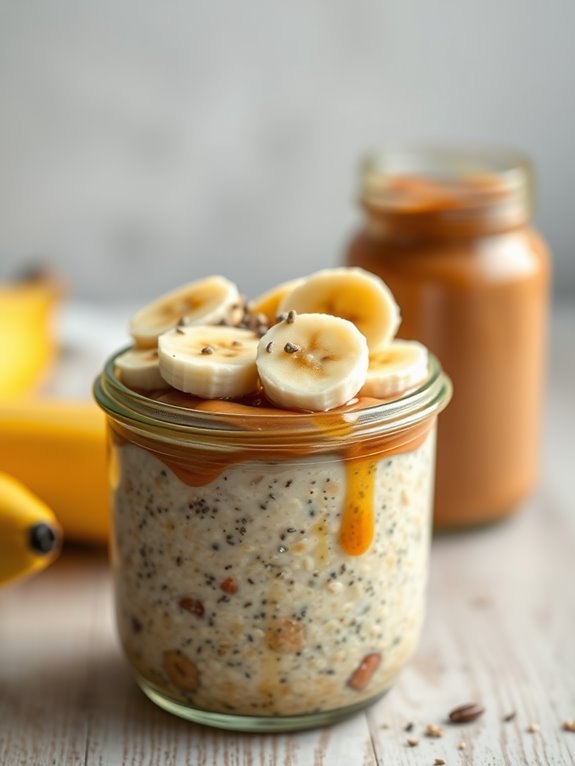 peanut butter banana oats