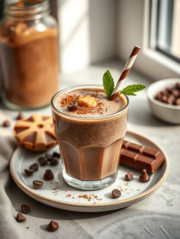 peanut butter chocolate smoothie