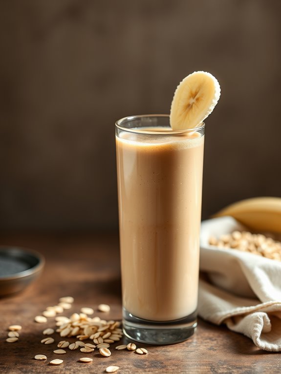 peanut butter oatmeal shake