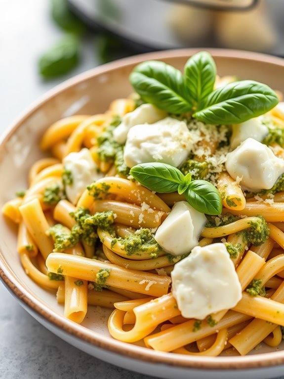 pesto ricotta ziti recipe