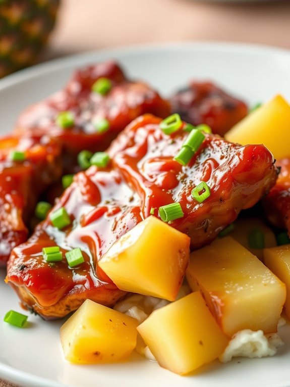 pineapple flavored country style ribs