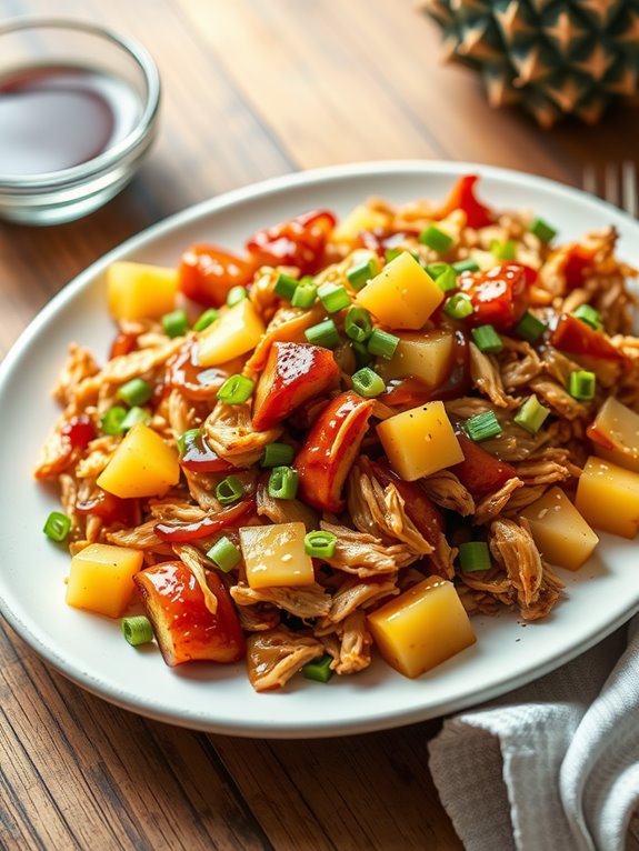 pineapple teriyaki chicken dish