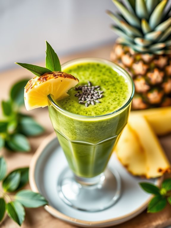 pineapple tropical green smoothie