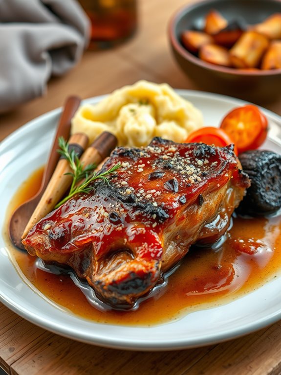 pork belly cooked with cider