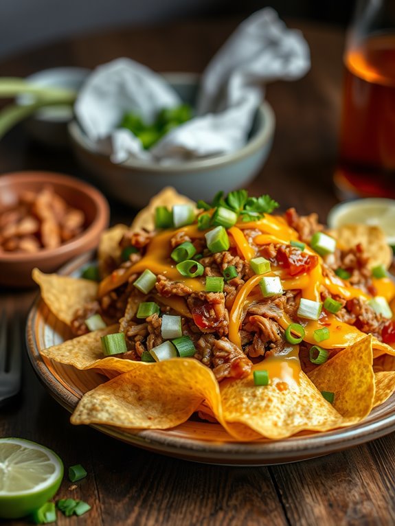 pulled pork bbq nachos