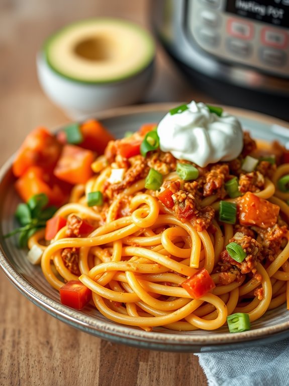 quick and easy taco pasta