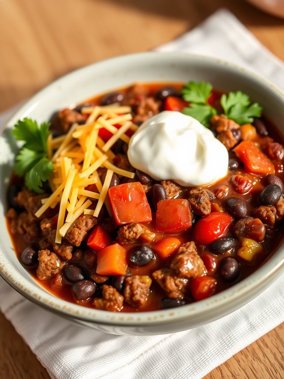 quick and flavorful chili