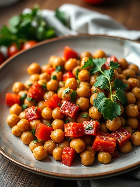 quick mediterranean chickpea recipe