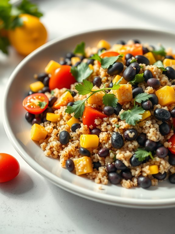 quinoa black bean salad