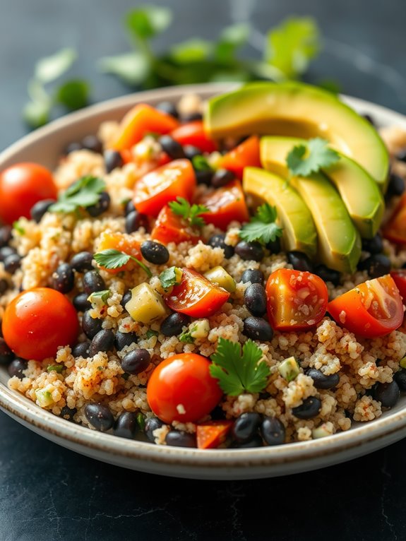 quinoa black bean salad