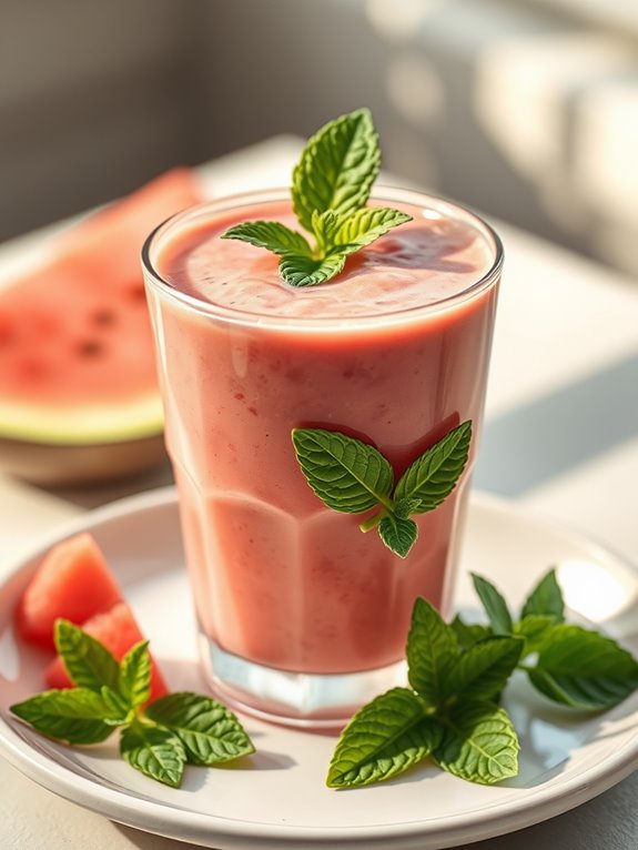 refreshing watermelon mint blend