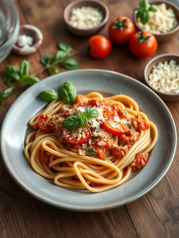 rich tomato basil sauce