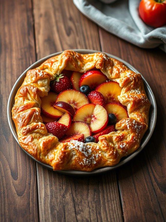 rustic fruit dessert pastry