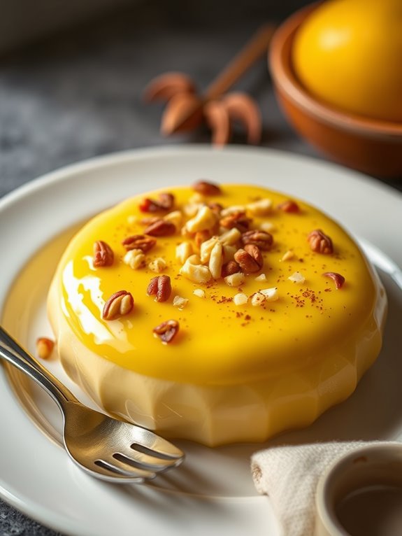 saffron cardamom milk dessert