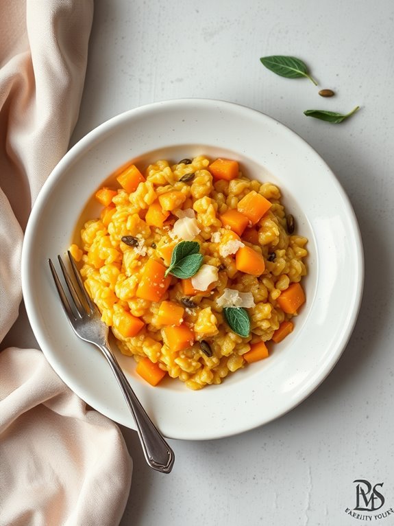 sage brown butter risotto