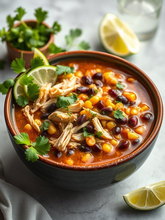 salsa verde chicken soup