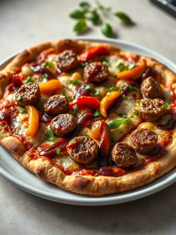 sausage and pepper pizza