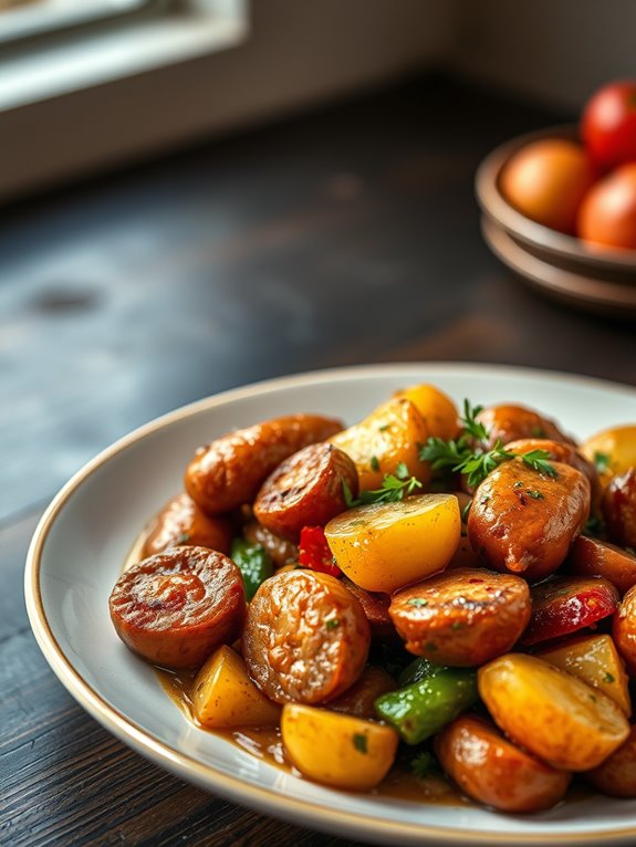 sausage and potato casserole