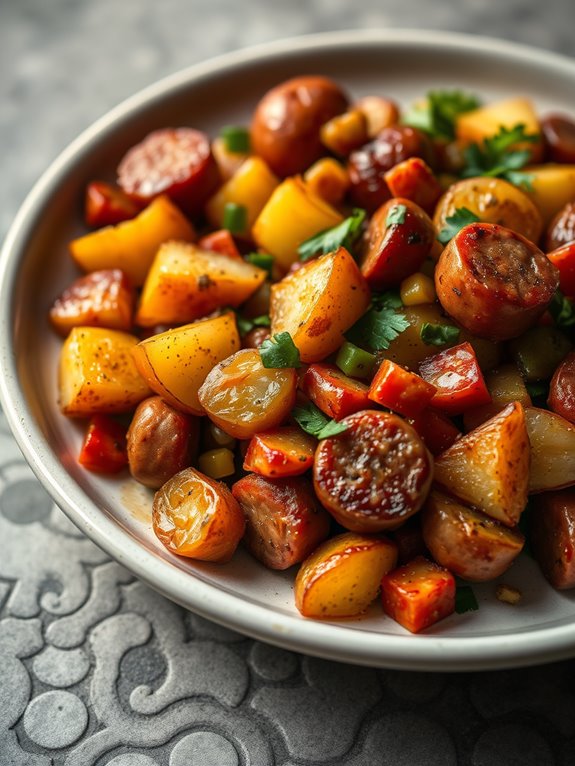 sausage potato breakfast dish