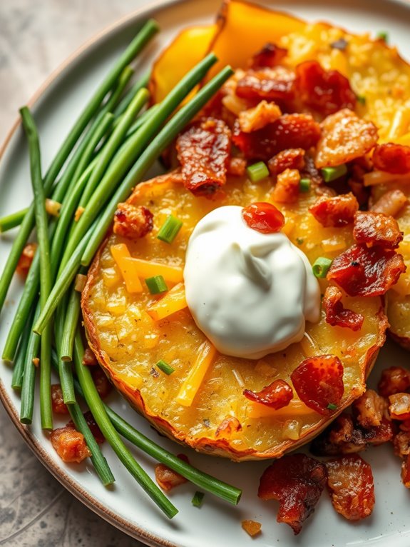 savory bacon chive potatoes