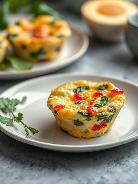 savory baked egg cups