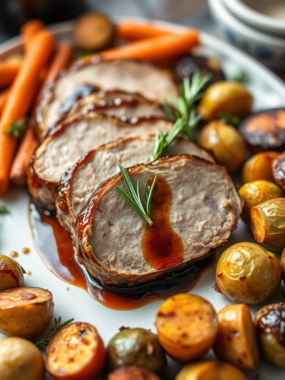 savory balsamic rosemary pork