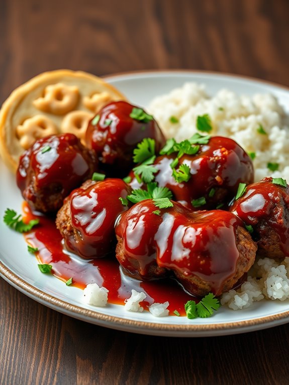 savory barbecue meatball recipe