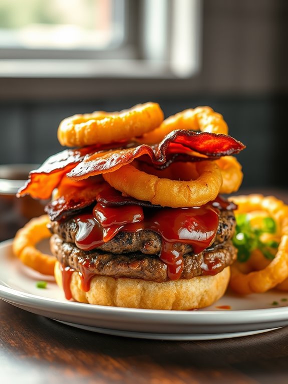 savory bbq bacon burger