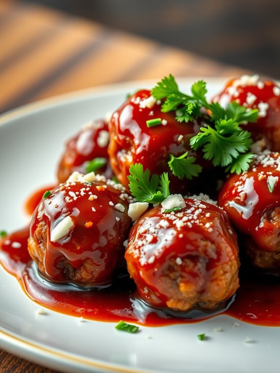 savory bbq meatball recipe